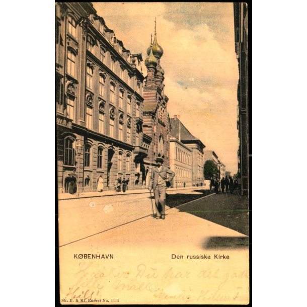 Kbenhavn - Den Russiske Kirke - Sk.B. &amp; Kf1114 - Brugt