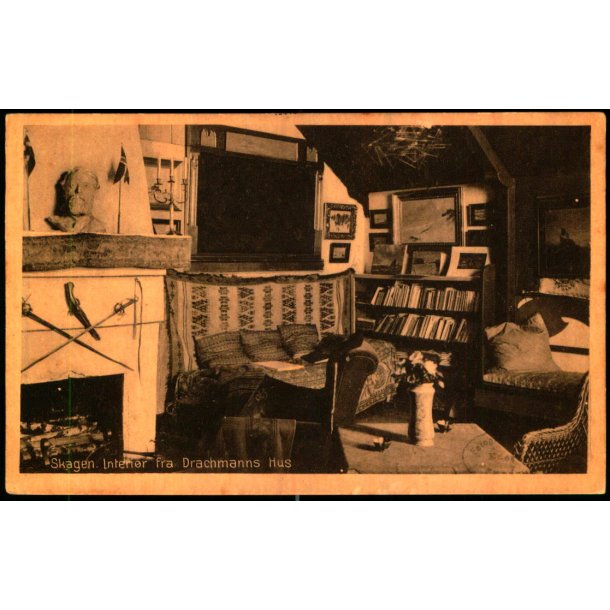 Skagen - Interi�r fra Drachmanns Hus - Knudstrup u/n - Ubrugt