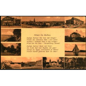Hilsen fra Aarhus - Aarhus Kunsthandel - J.J.N. 6109 - Brugt