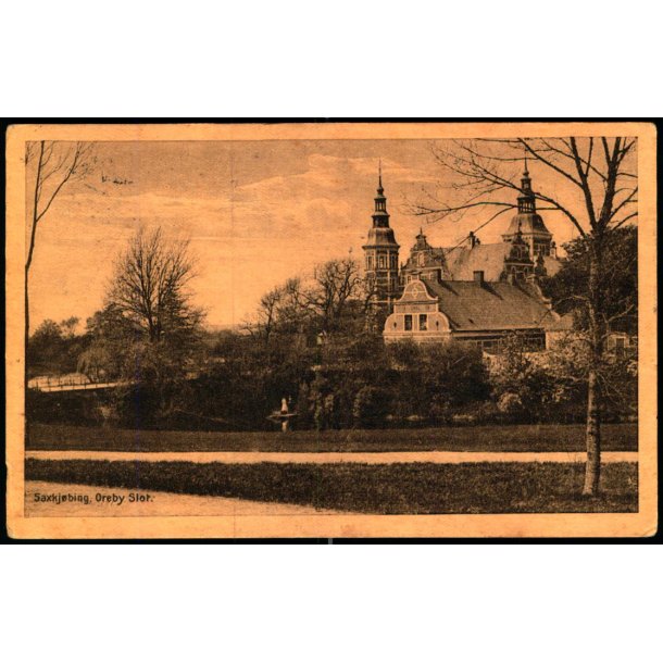 Saxk�bing - Oreby Slot - Julius Lund 14385 - Brugt