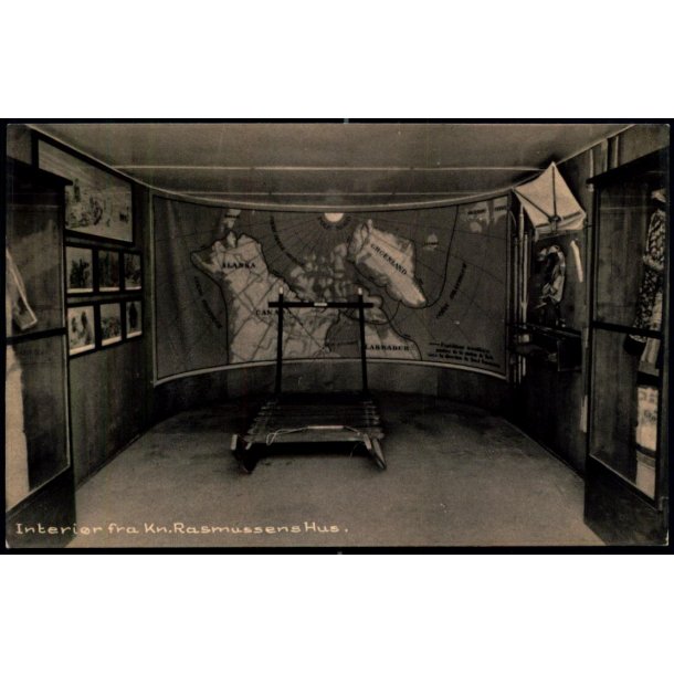Interi�r fra Knud Rasmussens Hus - K.R. Museum 44 122/405 - Ubrugt