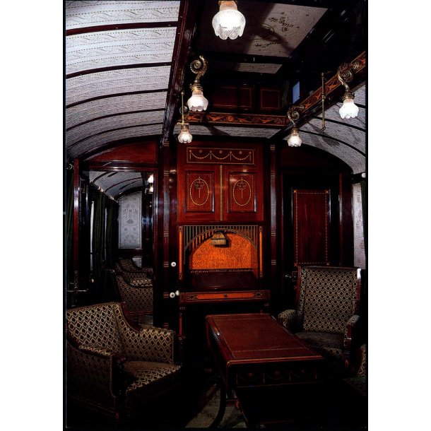 Kgl. Salonvogn litra S - Jernbanemuseet J 007 - Ubrugt