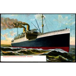 Doppelschraubenschnelldampfer BLÛCHER - Worzwdialeck 11 - Brugt