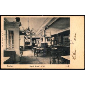 Aarhus - Hotel Royal`s Cafe - C.M.B. 697 - Brugt