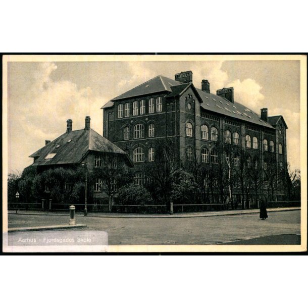 Aarhus - Fjordgades Skole - E. Hestbeck E.H. 9 - Ubrugt