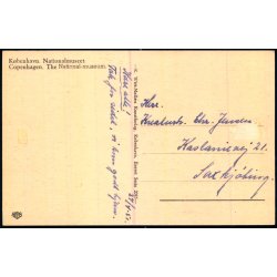 K�benhavn - Nationalmuseet -K. Witt- M�ller 208 - Ubrugt