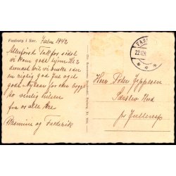 Faaborg i Sne - Gl�delig Jul - Chr. Rasmussens Bogh. 7315 - Brugt