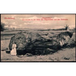 Sonderburg - "D�ppelstein" - Ein Kolos in der N�he der D�ppelm�hle und des Denkmals - Th. Lau 641