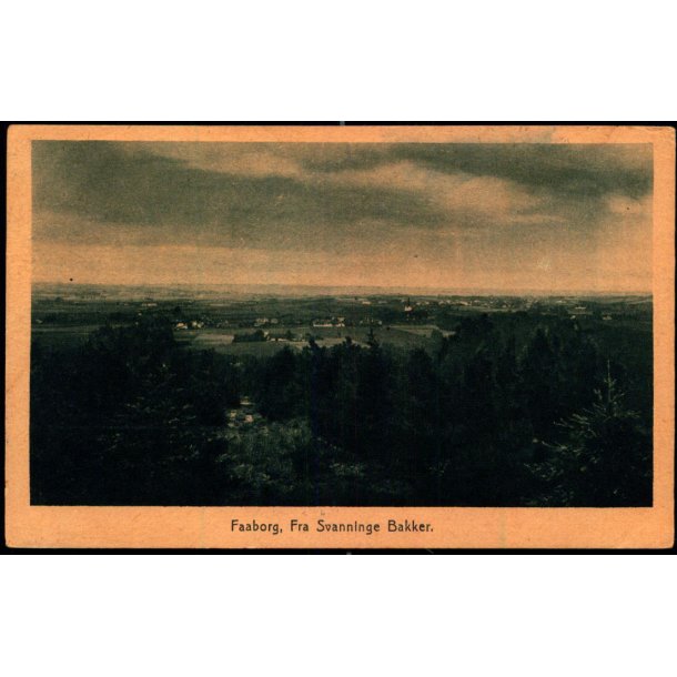 Faaborg - Fra Svanninge Bakker - David I. Bager u/n - Brugt