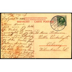 Udsigt fra Fn mod Hindsgavl  - J.G. Kreutzers Papir u/n - Brugt