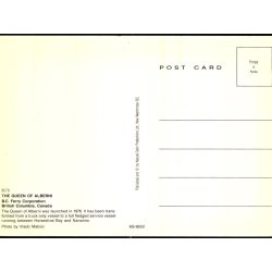 "THE QUEEN OF ALBERNI" - Canada - KS 9552 - Ubrugt