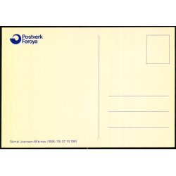 S&agrave;mal Joensen - Mikines - Postverk Froya u/n - Ubrugt