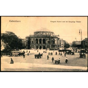 K�benhavn - Kongens Nytorv med det kgl.. Teater - Budtz M�ller og Co. 287