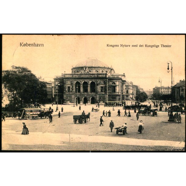 K�benhavn - Kongens Nytorv med det kgl.. Teater - Budtz M�ller og Co. 287