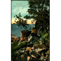 Bornholm - Klippeparti ved Randklve - C.F. Eneret 697 - Brugt