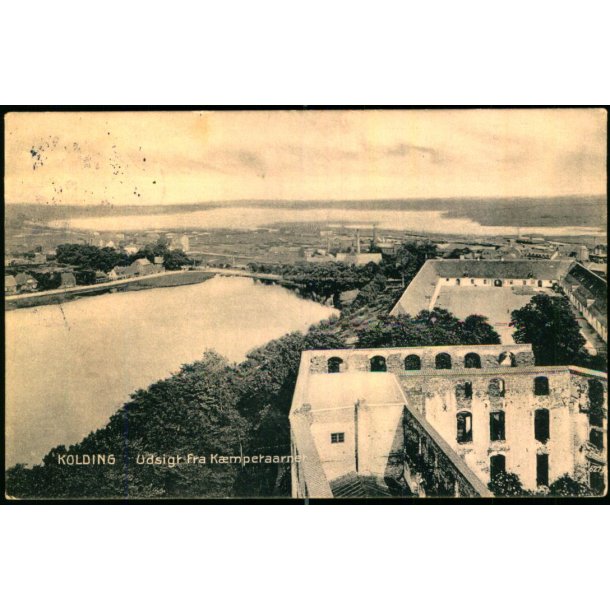 Kolding - Udsigt fra K�mpetaarnet - F. Blicher u/n - Brugt