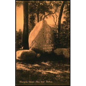 Margrete - Stenen i Riis Skov - Aarhus - J.J.N. 7595 - Brugt