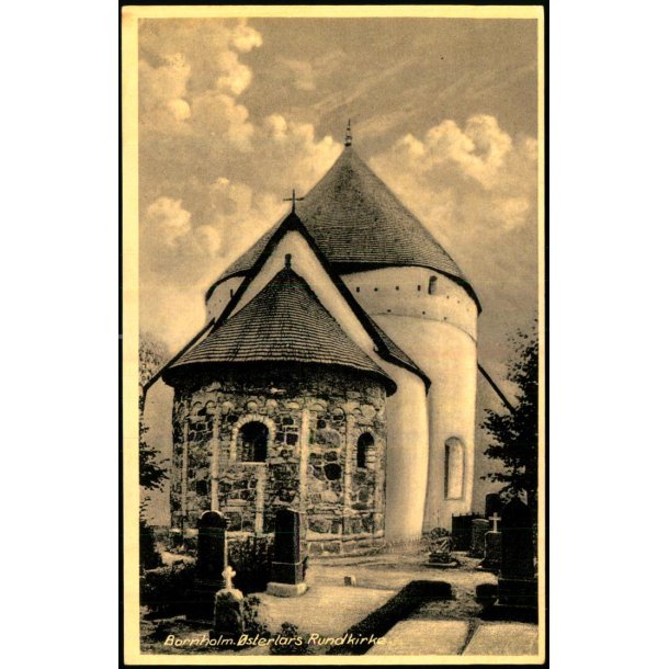 Bornholm - sterlars Rundkirke - Colbergs Bogh. 1194 - Ubrugt