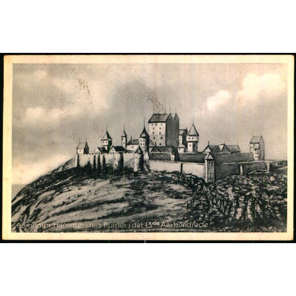 Bornholm - Hammershus Ruiner i det 12 te Aarhundrede - Colbergs Bogh. 565 - Brugt
