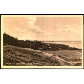 Udsigt fra Fyrbakkerne mod Gilleleje - E. Jespersens Bogh. 43292 - Ubrugt