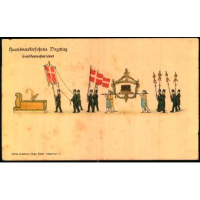 Haandvrkerfestens Vogntog - Snedkermesterlavets Vogn - A. Jacobsen u/n - Ubrugt 