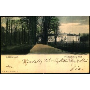 Kbenhavn - Frederiksberg Slot - Sk.B.& Kf. 47 - Brugt