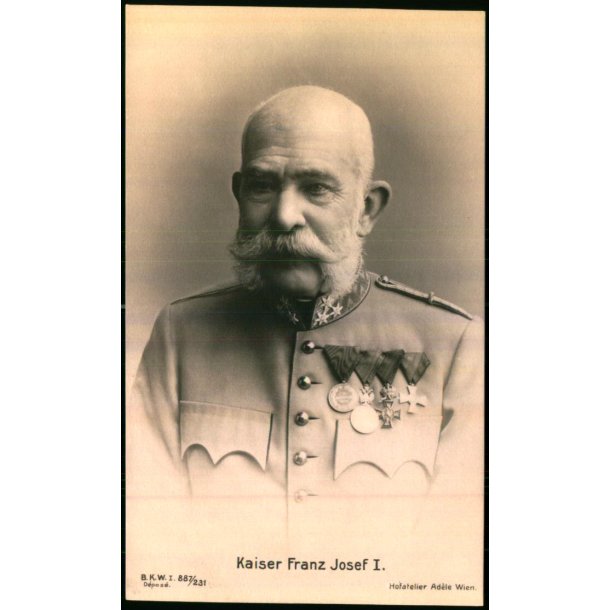 Kaiser Franz Joseph I - B.K.W. 887/231 - Ubrugt