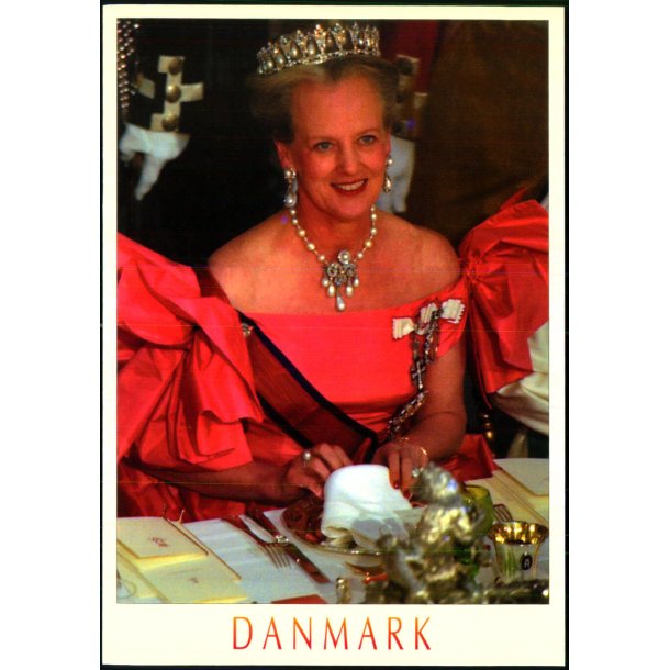 Dronning Margrethe II - Svanen 4 R - 12x17 cm. - Ubrugt