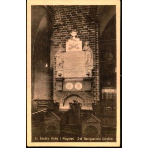 Sct.  Bendts Kirke i Ringsted - Det Neergaarske Epitafium - Flensborg 651 - Ubrugt