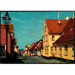 Vestergade med Posthuset Aar 1749 - �r�sk�bing - Creutzs Bogh. 43523/39 - Brugt