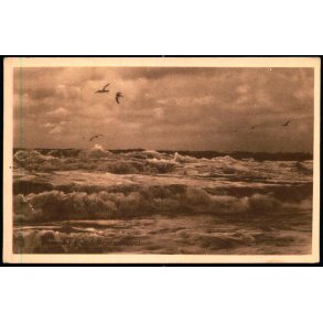 Br�nding ved Vesterhavet - N.P.Holms Bogh. 33869 - Ubrugt