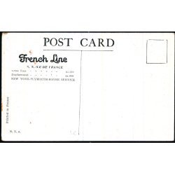 S.S. Ile De France - NY 1 - Ubrugt