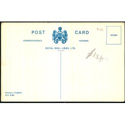 R.M.S. Andes - Royal Mail Lines - D.G. 5/69 - Ubrugt