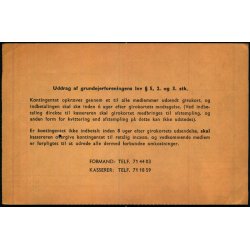 Indbetalingskort for Grundejerforening - 26 - 3 - 1983