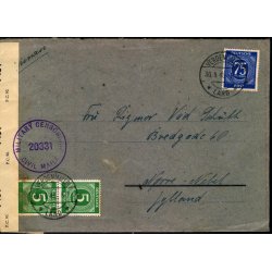 Efterkrigs Censurbrev fra Tyskland  30 - 9 - 48 - Til Nrre-Nebel