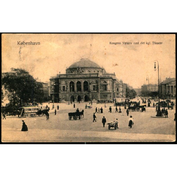 K�benhavn - Kongens Nytorv med det kgl.. Teater - Budtz M�ller og Co. 287