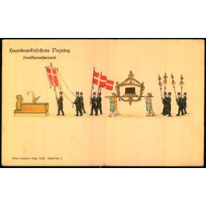 Haandvrkerfestens Vogntog - Snedkermesterlavets Vogn - A. Jacobsen u/n - Ubrugt 