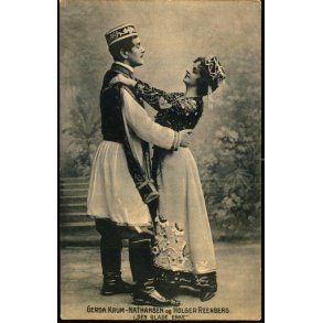 Gerda Krum-Nathansen og Holger Reenberg - Den glade Enke - Alex Vincent 1357 - Brugt 