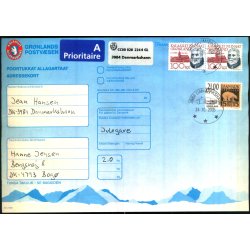 Adressekort sendt fra Danmarkshavn 24 - 10 - 2005 til Bog - Danmark - Grnlands Postvsen
