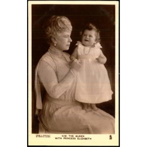 Dronningen med Prinsesse Elizabeth - Ubrugt