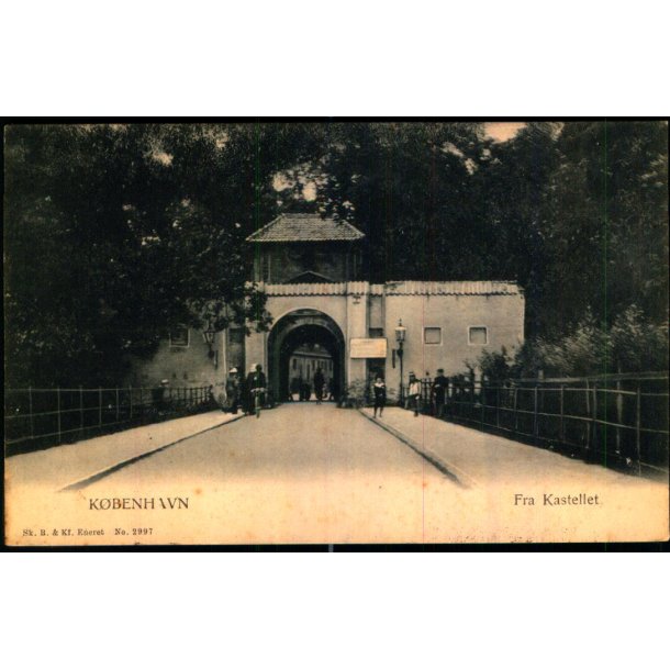 Kbenhavn - Fra Kastellet - Sk. B. &amp; Kf. 2997 - Har vret klbet op !