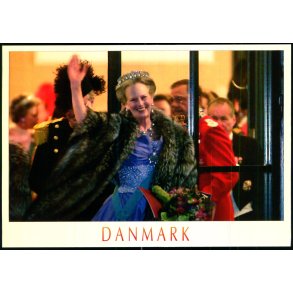Dronning Margrethe II - Svanen 4 U - 12x17 cm. - Ubrugt