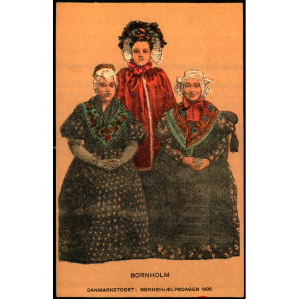 Bornholm - Danmarkstoget - Brnehjlpsdagen 1906 - u/n - Ubrugt
