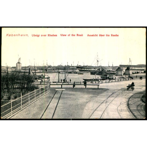 K�benhavn - Udsigt over Rheden - u/n - Brugt - Svagt hj�rne !