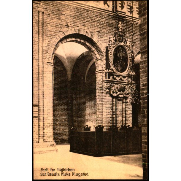 Parti fra H�jkirken - Sct.  Bendts Kirke - Ringsted -  Nygaards Bogh. 57055 - Ubrugt