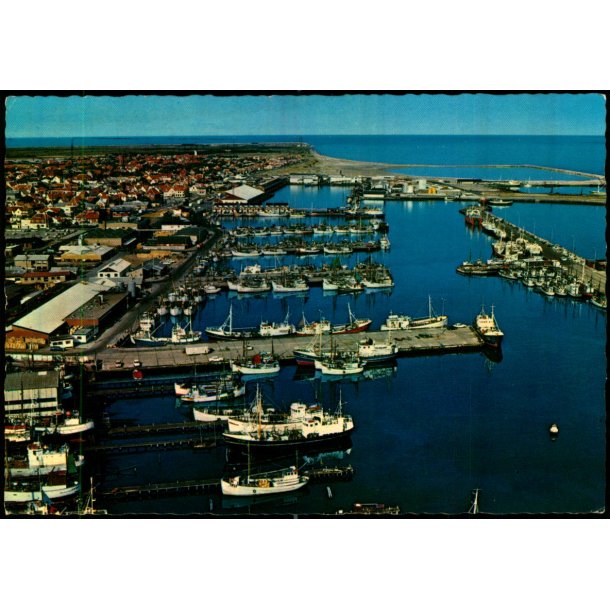 Skagen Havn set fra Luften - Gr�sb�lls 7209 - Brugt