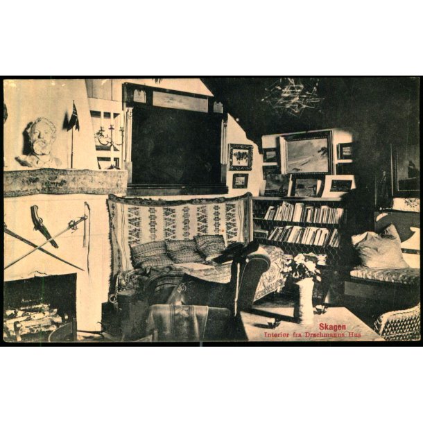 Skagen - Interi�r fra Drachmanns Hus - Knudstrup u/n - Ubrugt