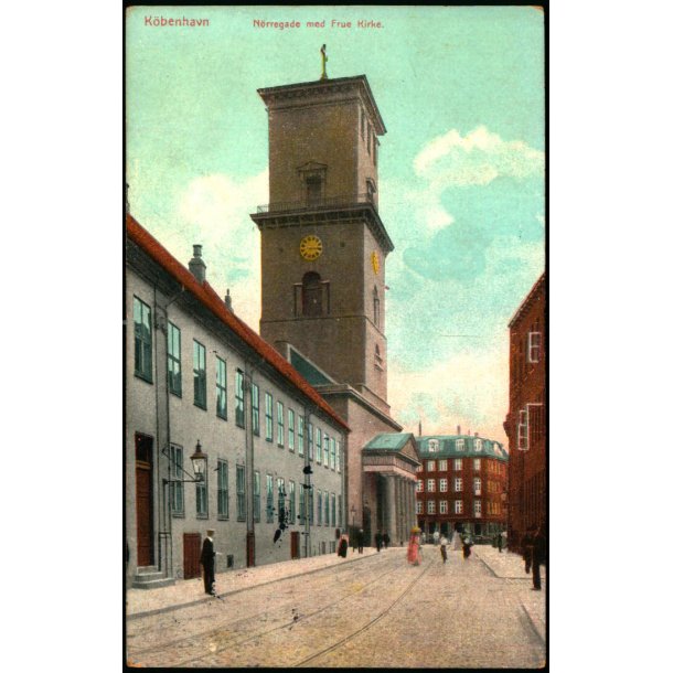 K�benhavn - N�rregade med Frue Kirke - u/n