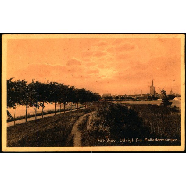 Nakskov - Udsigt fra  Mlledmningen - Stender 28621 - Brugt
