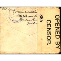 Censurbrev fra England.  15 - 1 - 16 - Til Kbenhavn